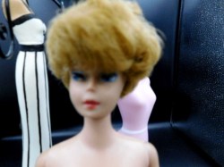 ash blonde barbie reddress face